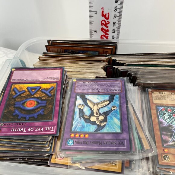Large Lot Of Yu-Gi-Oh Trading Card Game Cards In Protective Storage Container - Picture 6 of 7